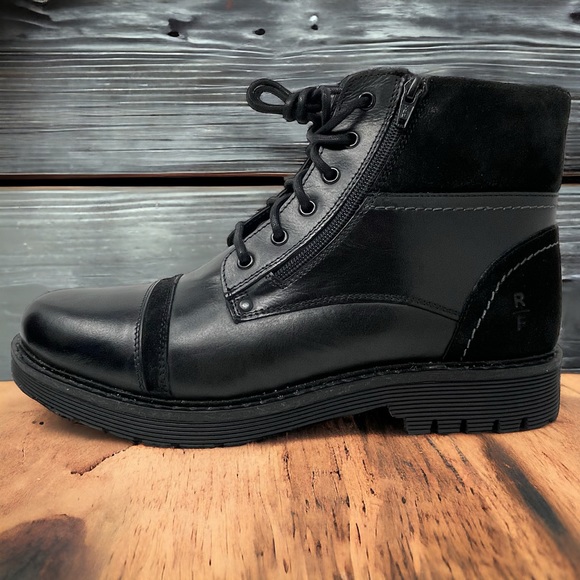 Reserved Footwear Men’s The Dartrey Black Leather & Suede Size 13 New main image 6